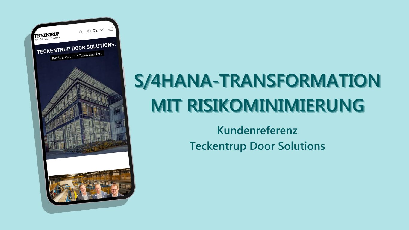 Kundenreferenz Teckentrup: SAP-Migration mit nur 29 Stunden Downtime durch Risikominimierung